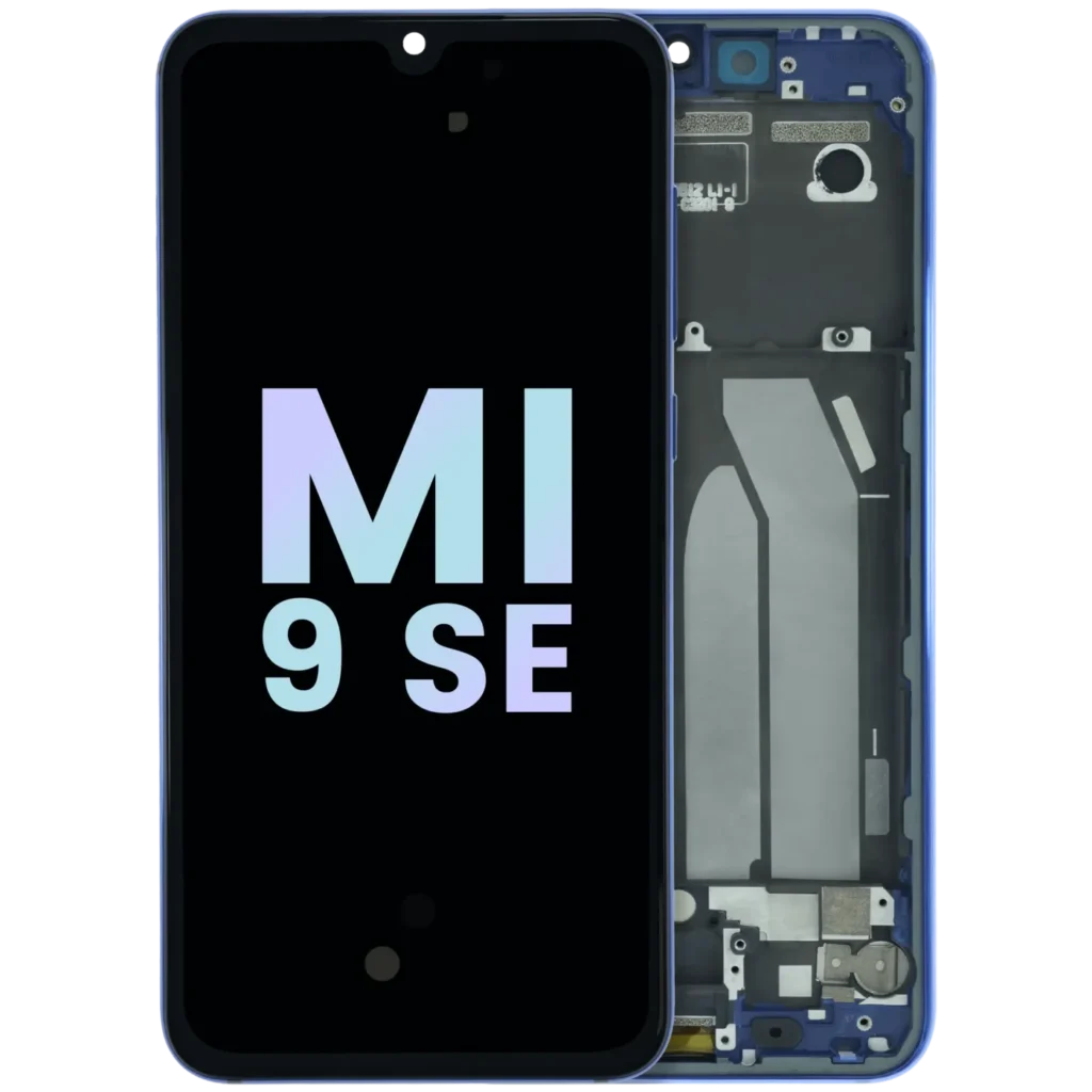 OLED Assembly With Frame for Xiaomi Mi 9 SE (Service Pack) (Blue)