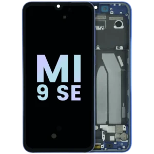 OLED Assembly With Frame for Xiaomi Mi 9 SE (Service Pack) (Blue)