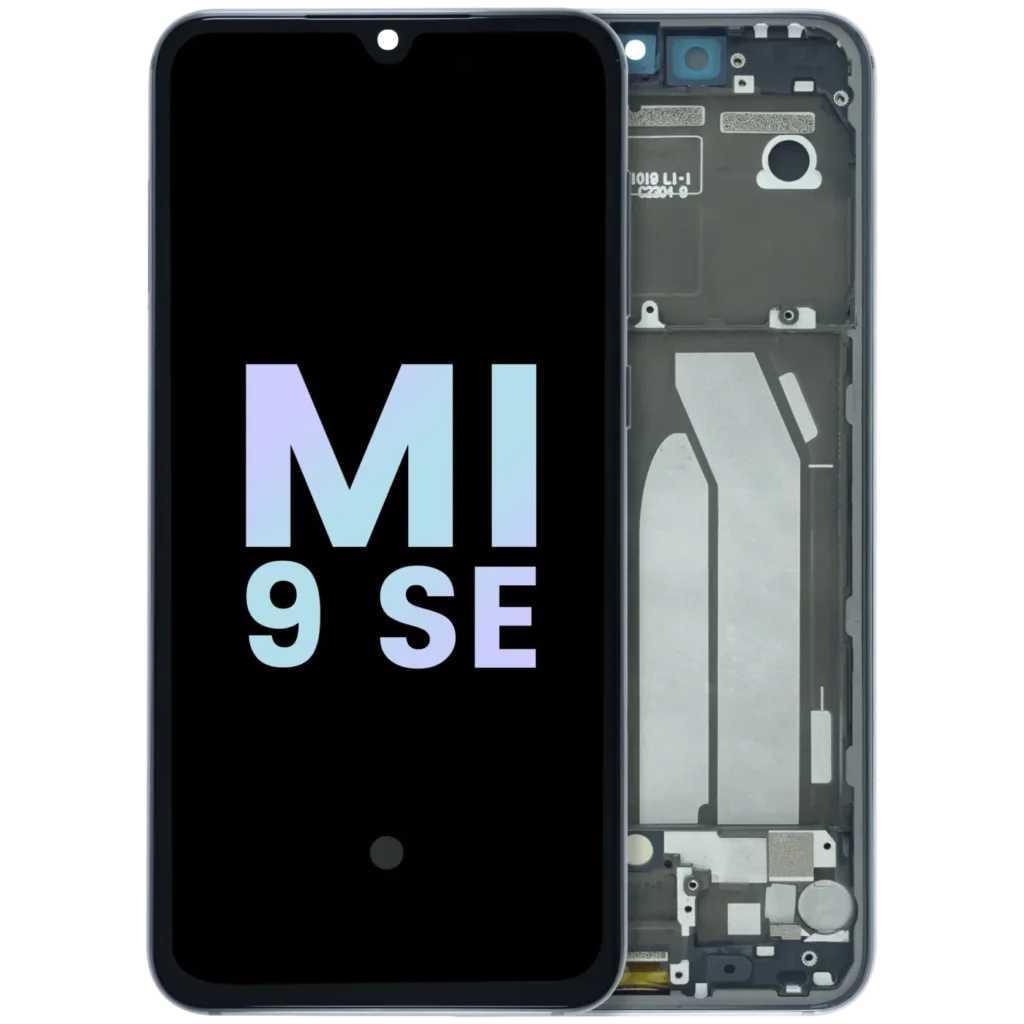 OLED Assembly With Frame for Xiaomi Mi 9 SE (Service Pack) (Gray)