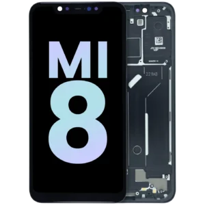 OLED Assembly With Frame for Xiaomi Mi 8 (Service Pack) (Black)