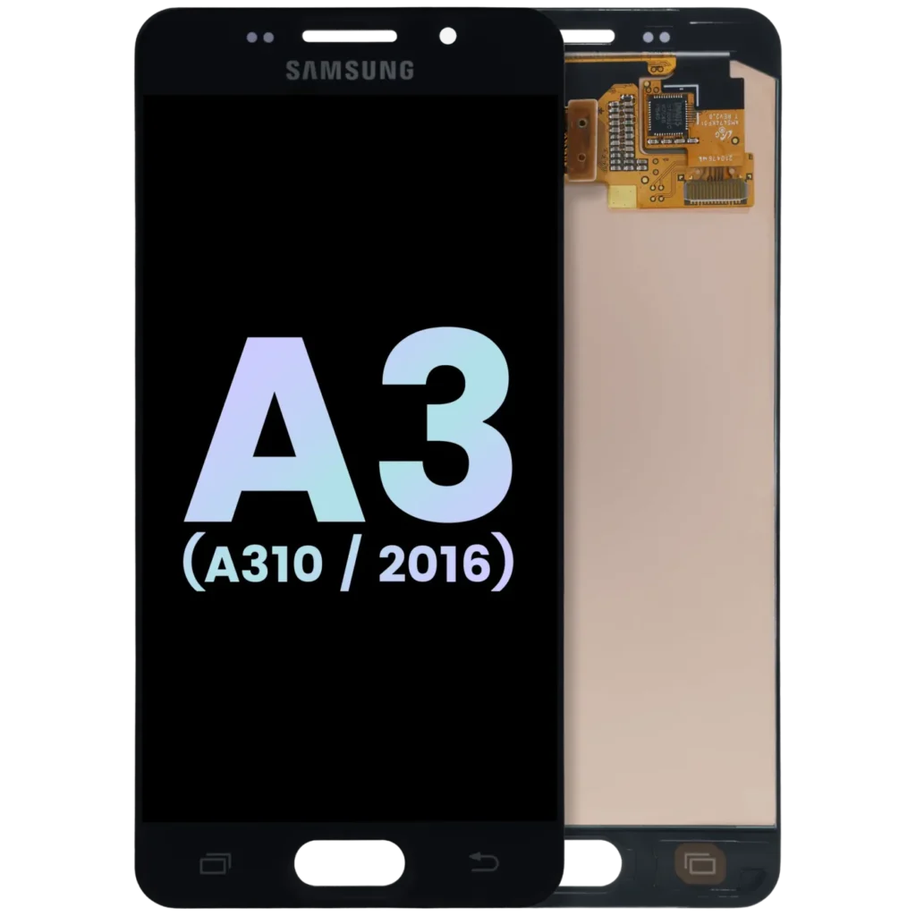 OLED Assembly Without Frame for Samsung Galaxy A3 (A310 / 2016) (Service Pack) (Black)