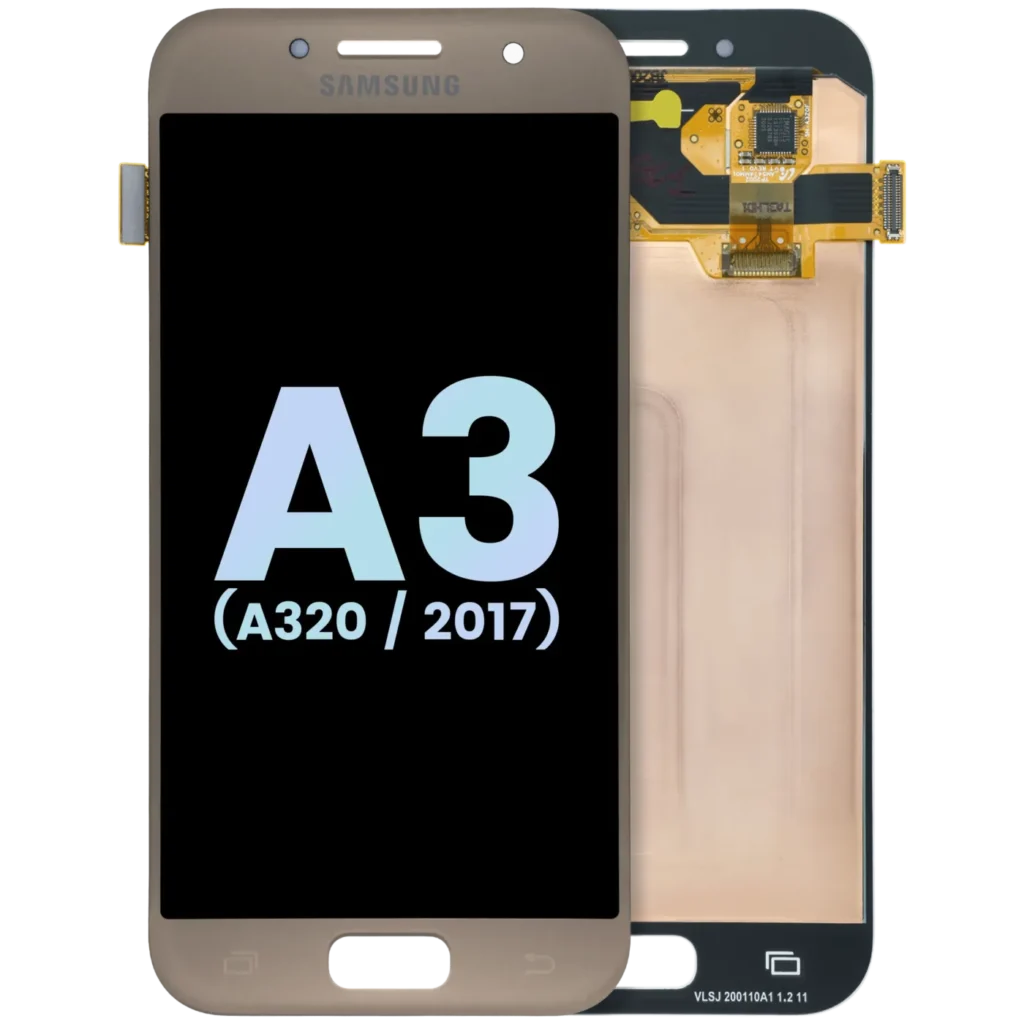 OLED Assembly Without Frame for Samsung Galaxy A3 (A320 / 2017) (Service Pack) (Gold Sand)