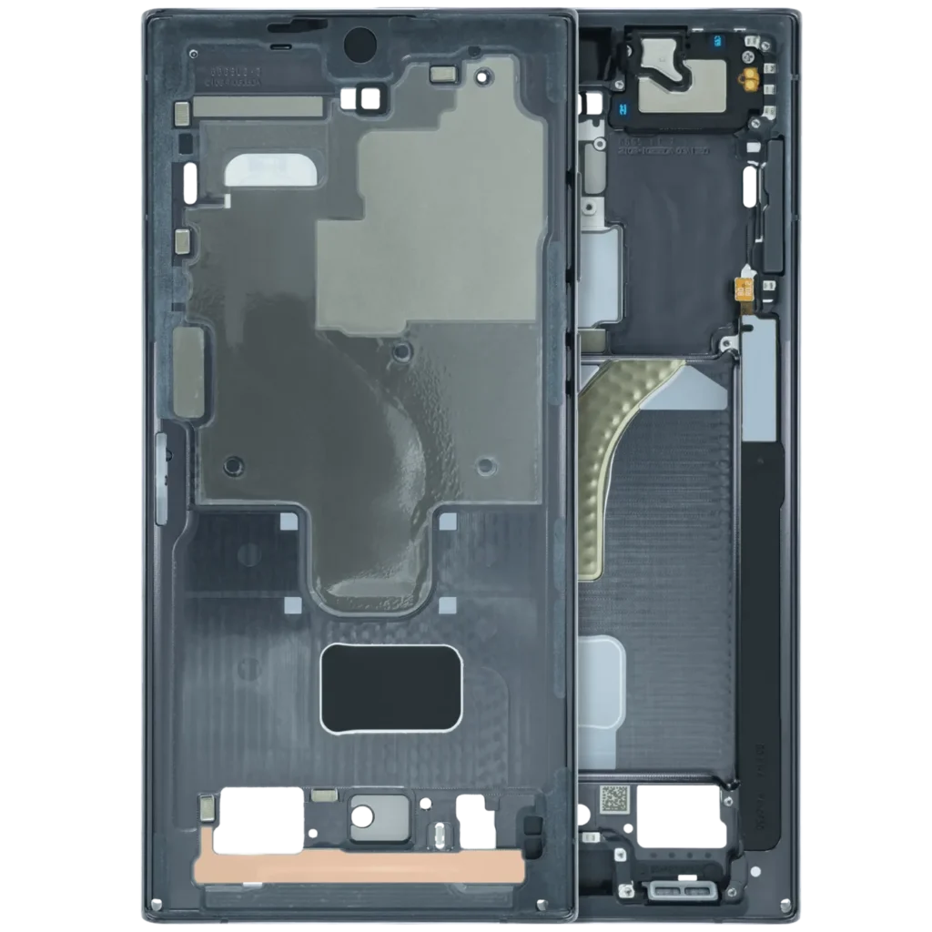 Mid-Frame Housing for Samsung Galaxy S22 Ultra (Service Pack) (Phantom Black)