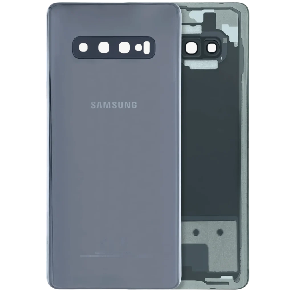 Back Cover Glass For Samsung Galaxy S10 Plus (Service Pack) (Ceramic Black)