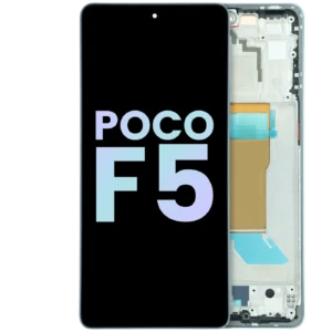 OLED Assembly With Frame for Xiaomi Poco F5 (Service Pack) (Blue)