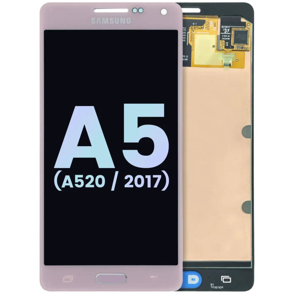 OLED Assembly With Frame for Samsung Galaxy A5 (A520 / 2017) (Service Pack) (Peach Cloud)