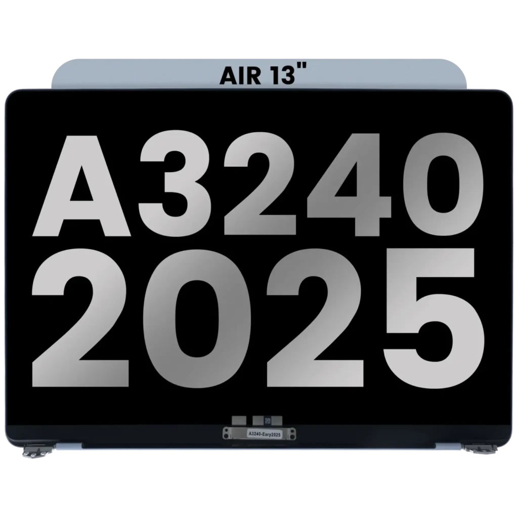 Complete LCD Display Assembly For MacBook Air 13" A3240 (2025) (Used OEM Pull: Grade B) (Sky Blue)