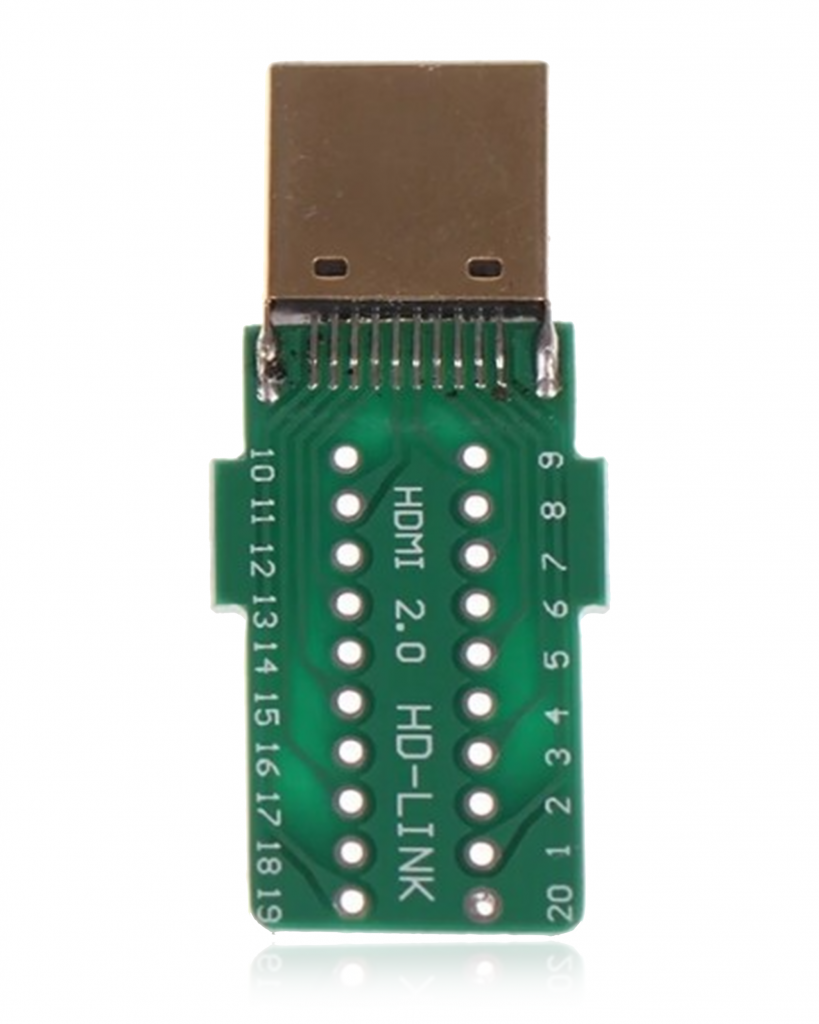 HDMI Male Connector Breakout Board