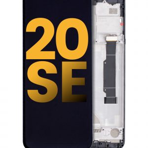 LCD Assembly With Frame For TCL 20 SE (Refurbished) (Nuit Black)