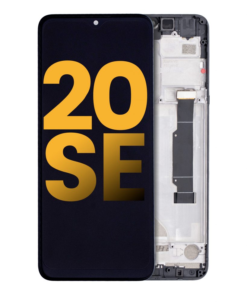 LCD Assembly With Frame For TCL 20 SE (Refurbished) (Nuit Black)