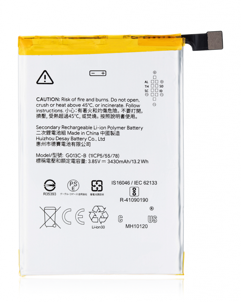 Replacement Battery For Google Pixel 3 XL (G013C-B)