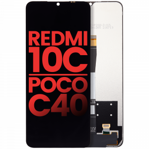 LCD Assembly Without Frame For Xiaomi Redmi 10C / Redmi 10 power / Poco C40 (Aftermarket Plus) (All Colors)
