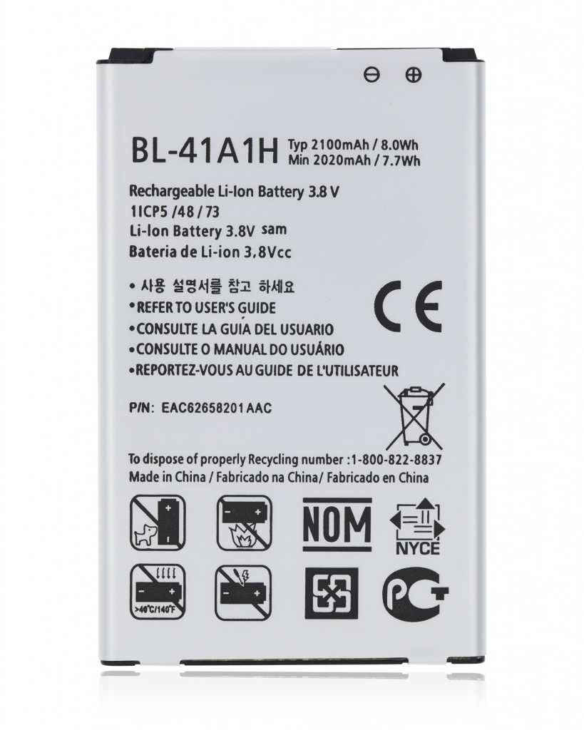 Replacement Battery For LG Tribute (LS660) (LS676) / Optimus F60 (MS395) / Transpyre VS810 (BL-41A1H)