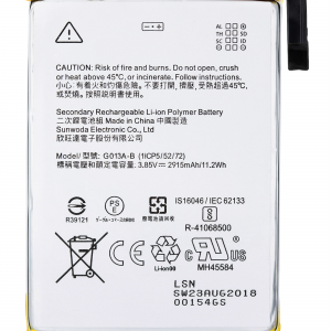 Replacement Battery For Google Pixel 3 (G013A-B)