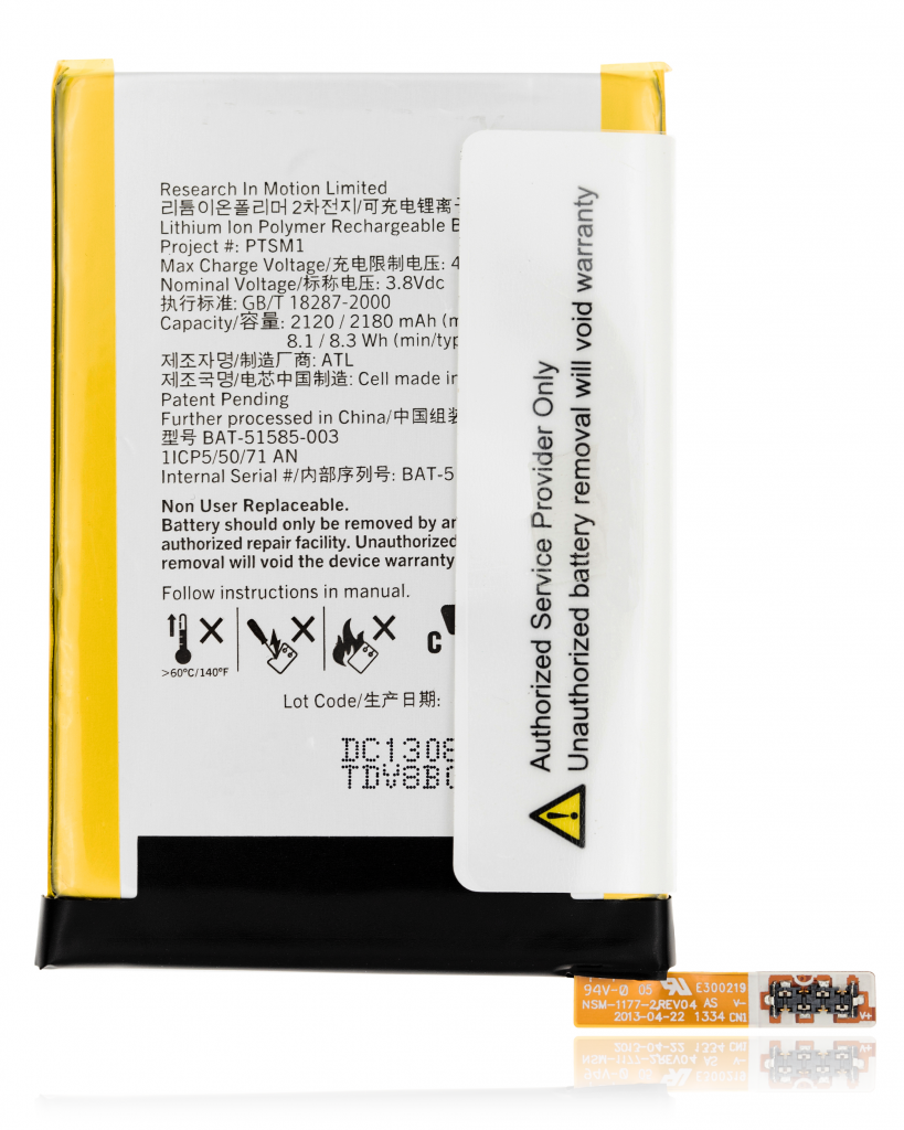 Replacement Battery For BlackBerry Q5 (BAT-51585-103)