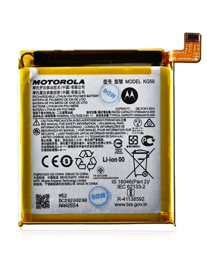 Replacement Battery (KG50) For Motorola Moto One Hyper (XT2027-1 / 2020) (Genuine OEM)
