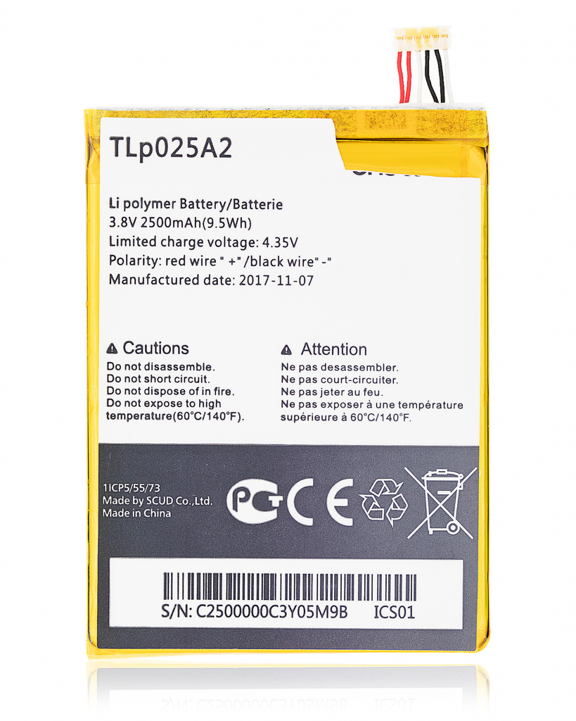 Replacement Battery For Alcatel One Touch Scribe HD 7046T (TLP025A2)