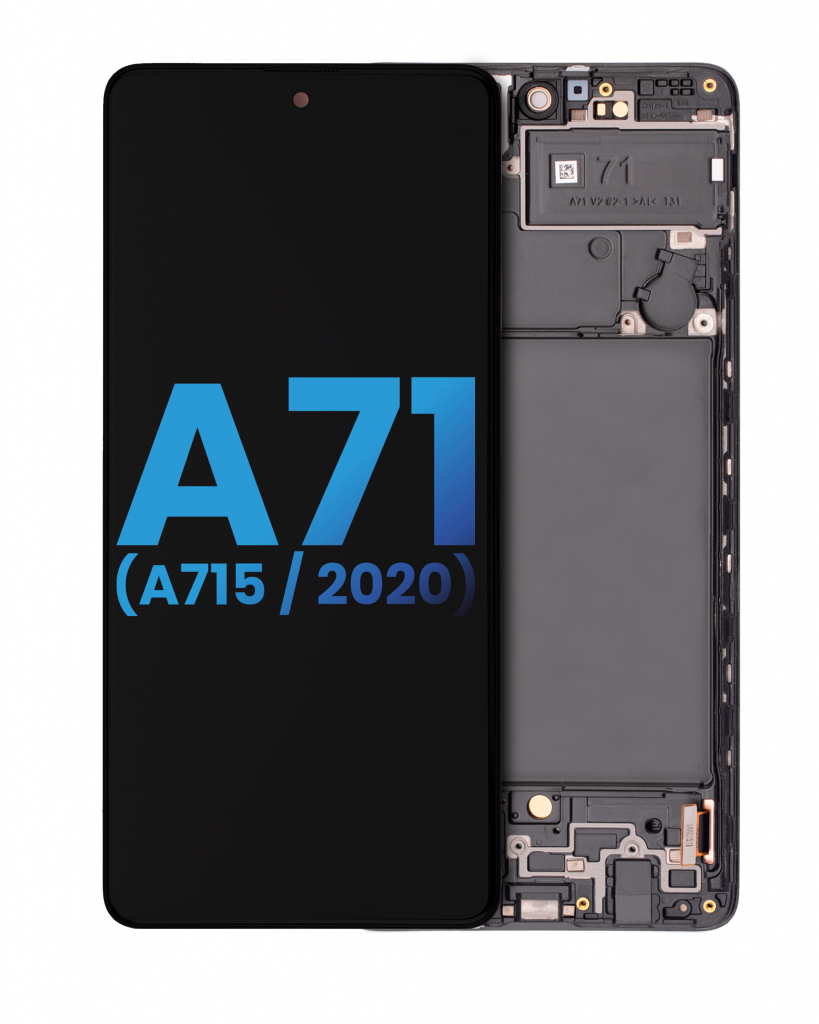 LCD Assembly With Frame (Without Finger Print Sensor) For Samsung Galaxy A71 (A715 / 2020) (Aftermarket: Incell) (All Colors)