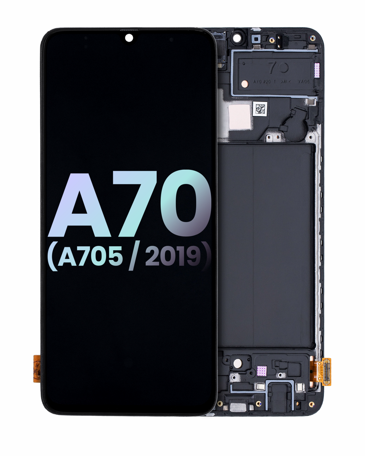 OLED Assembly With Frame For Samsung Galaxy A70 (A705 / 2019) (Service Pack) (All Colors)