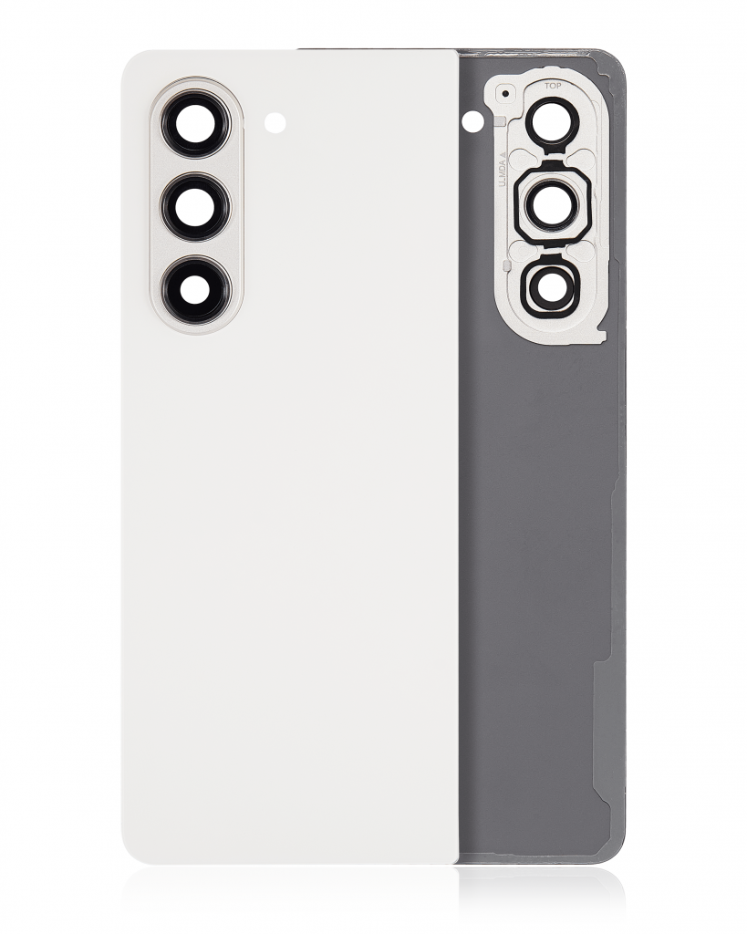 Back Cover Glass With Camera Lens For Samsung Galaxy Z Fold 5 5G (F946) (Cream)
