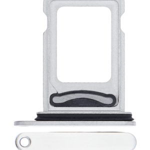 Dual Sim Card Tray For iPhone 13 Pro / 13 Pro Max (Silver)