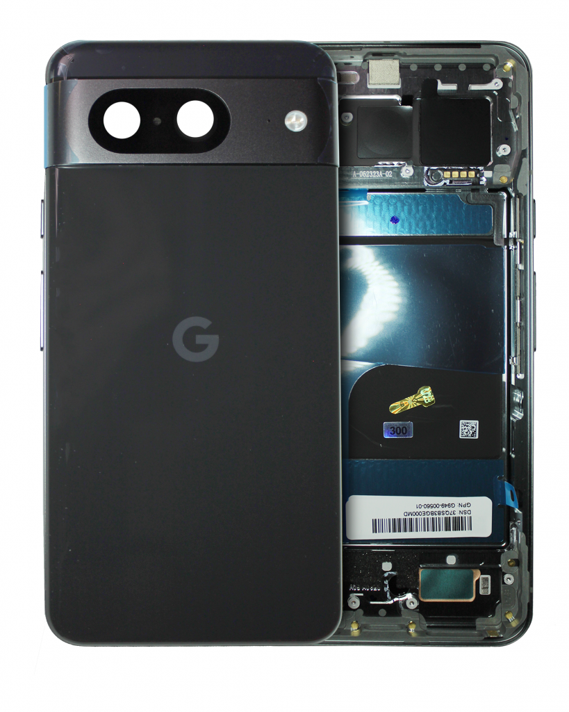 Back Housing For Google Pixel 8 (Genuine OEM) (Obsidian)