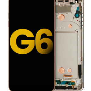 LCD Assembly With Frame For LG G6 (Refurbished) (Terra Gold)