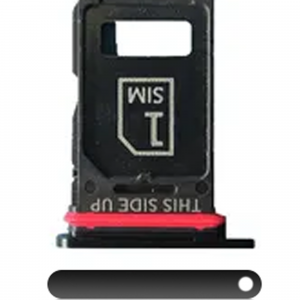 Single Sim Card Tray For Motorola Thinkphone (XT2309 / 2023) (Genuine OEM) (Carbon Black)