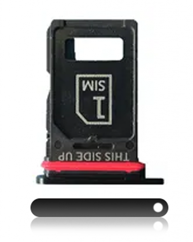 Single Sim Card Tray For Motorola Thinkphone (XT2309 / 2023) (Genuine OEM) (Carbon Black)