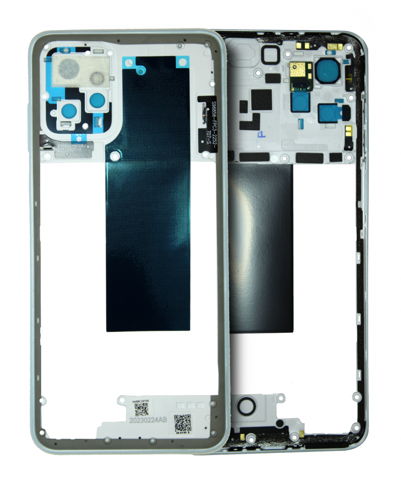Mid - Housing For Motorola Moto G Power 5G (XT2311 / 2023) (Genuine OEM) (Bright White)