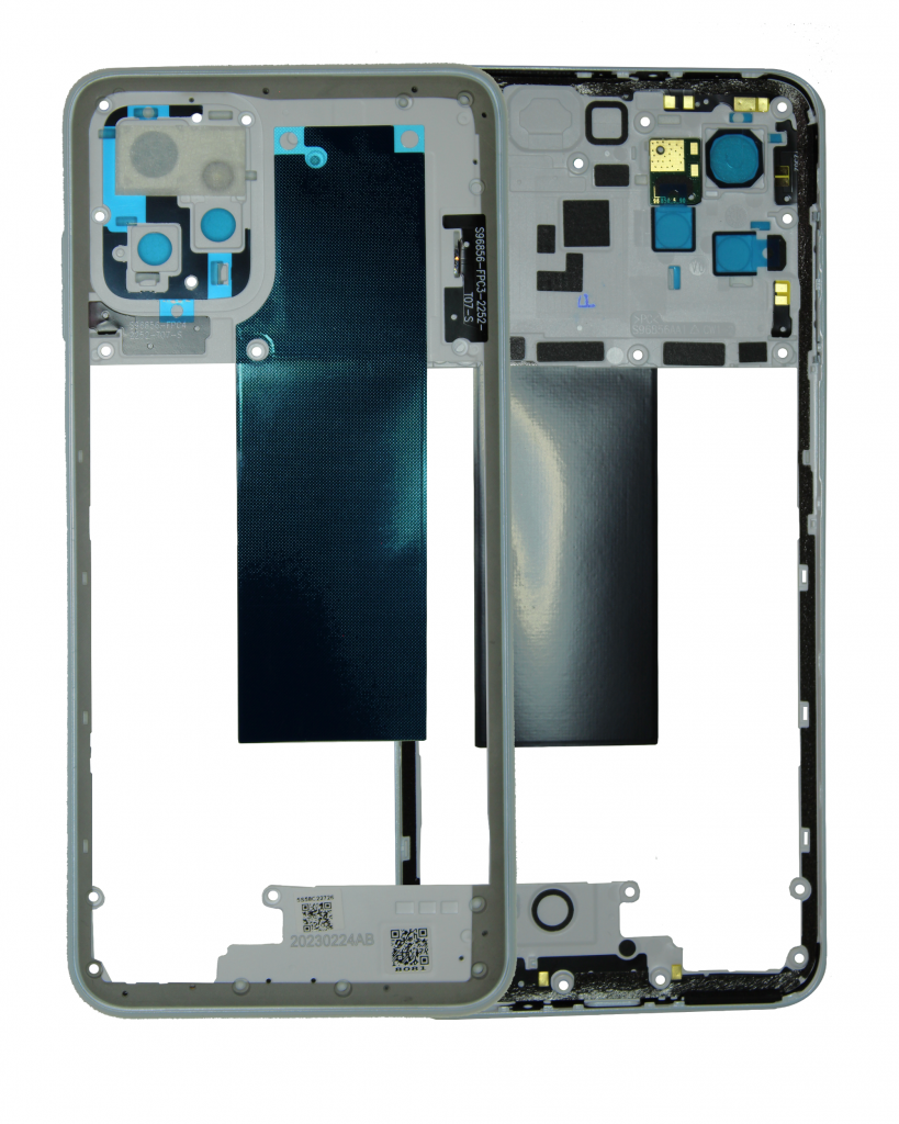 Mid Housing For Motorola Moto G Power 5G (XT2311 / 2023) (Genuine OEM) (Concrete Grey)