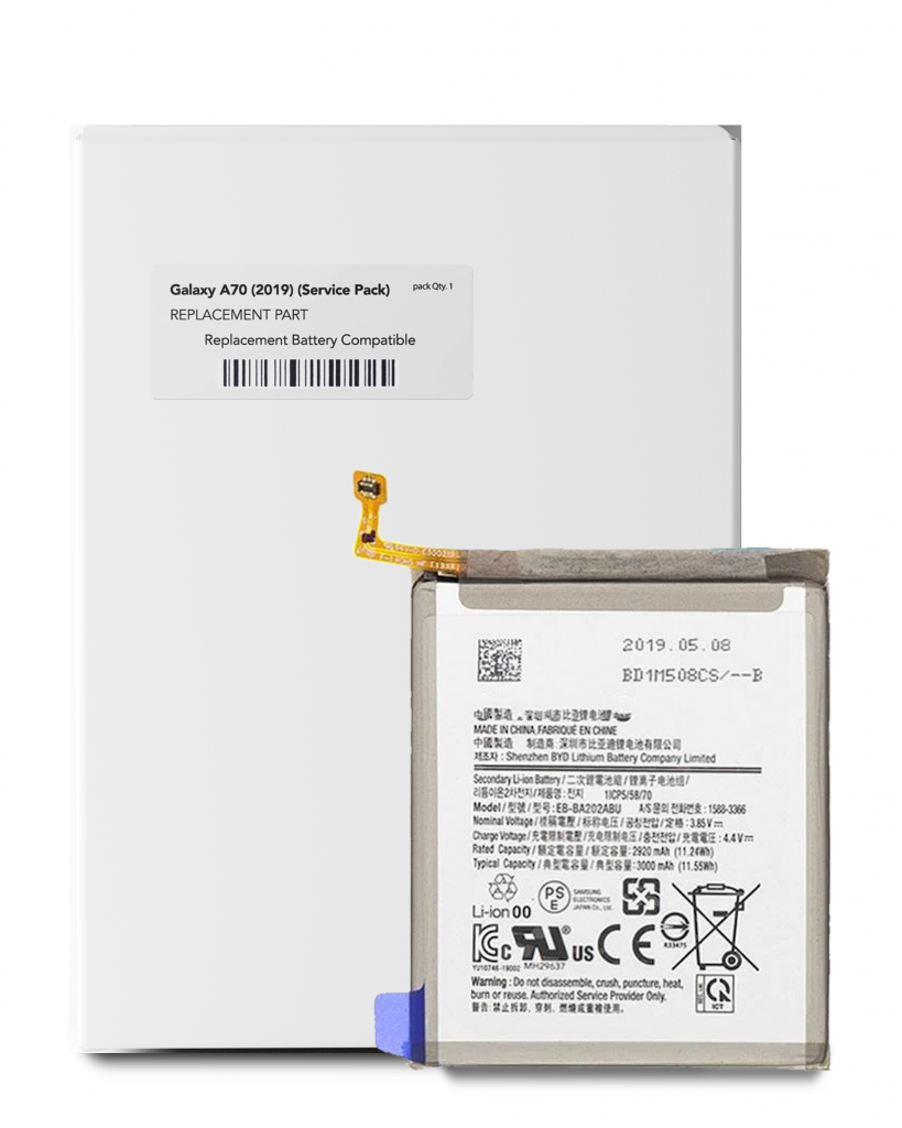 Replacement Battery For Samsung Galaxy A20e (A202 / 2019) (Service Pack)