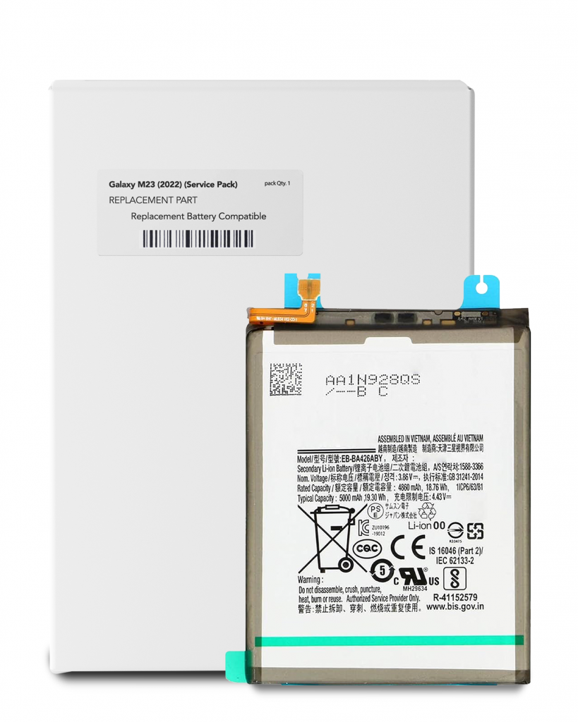 Replacement Battery For Samsung Galaxy M23 (M236 / 2022) (Service Pack)