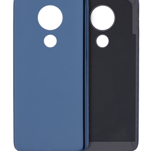 Back cover Glass For Motorola Moto G7 Power (XT1955 / 2019) (Marine Blue) (International Version)