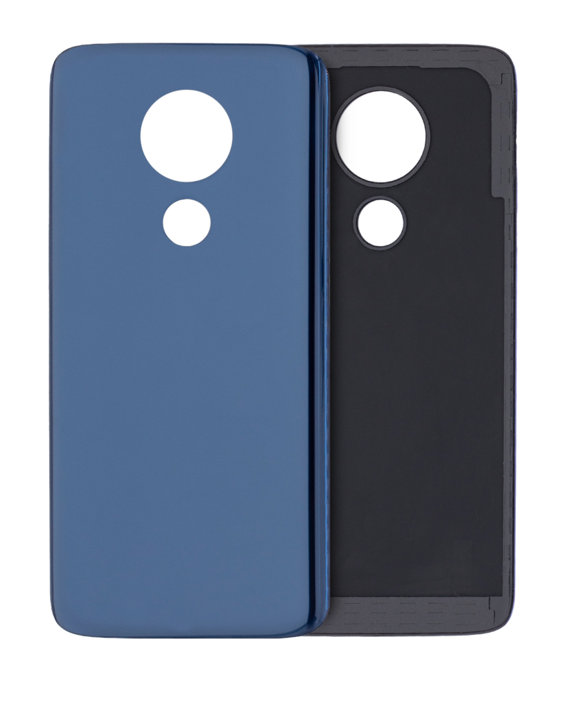 Back cover Glass For Motorola Moto G7 Power (XT1955 / 2019) (Marine Blue) (International Version)