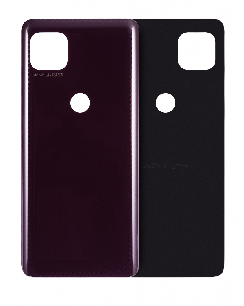 Back cover Glass For Motorola Moto One 5G Ace (XT2113-1/2 / 2021) (Volcanic Gray)