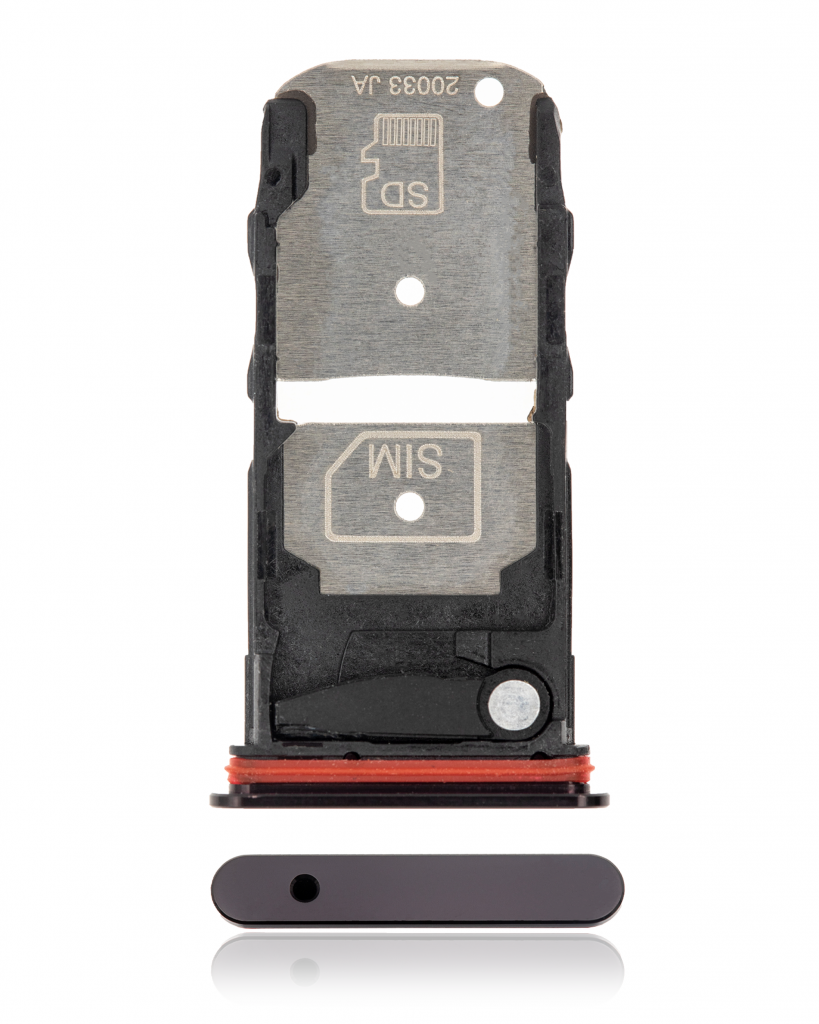 Single Sim Card Tray For Motorola Edge Plus 5G (XT2061 / 2020) (Genuine OEM) (Smokey Sangria)