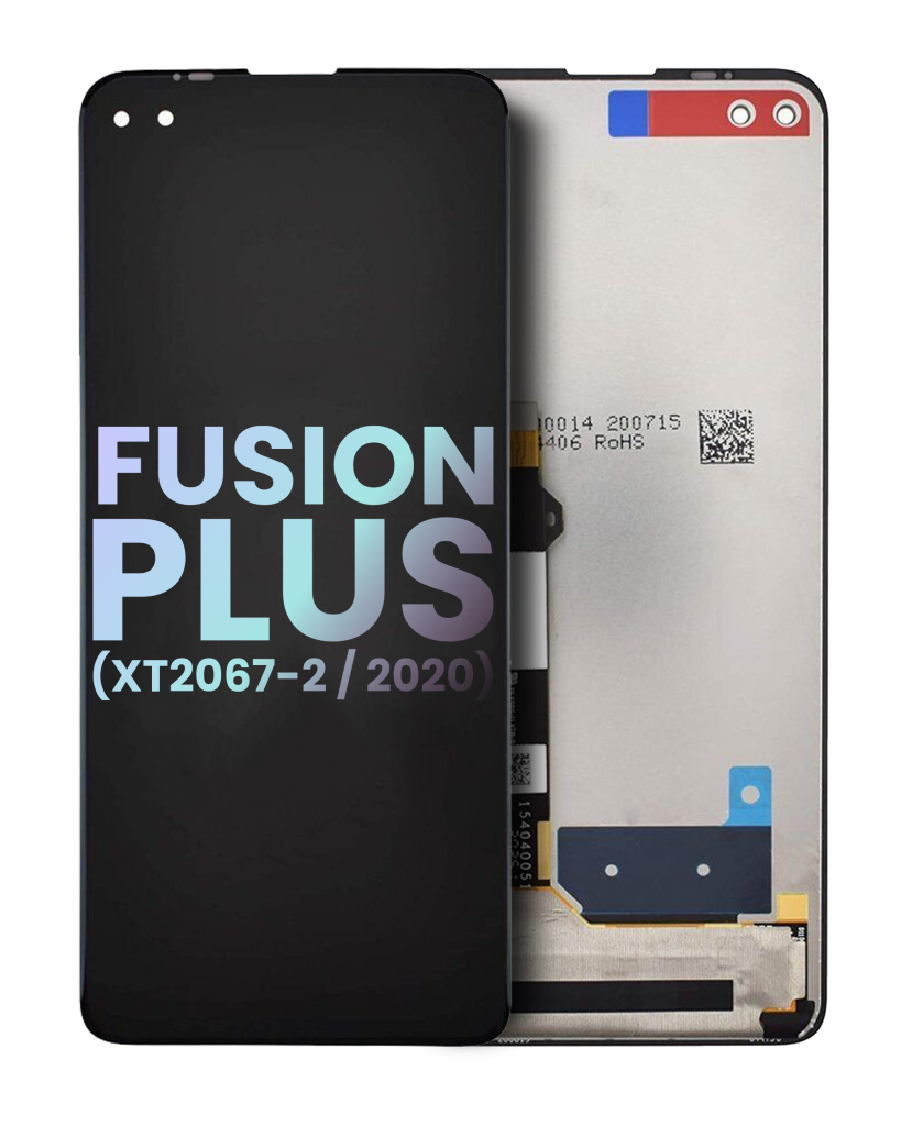 Mid-Frame Housing Assembly For Motorola Moto Fusion Plus (XT2067-2 / 2020) (Genuine OEM) (Twilight Blue)
