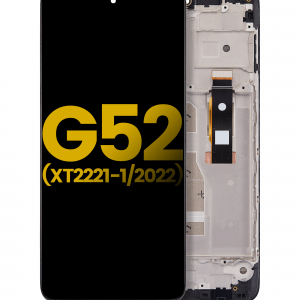 OLED Assembly With Frame For Motorola Moto G52 (XT2221 / 2022) (Refurbished) (All Colors)