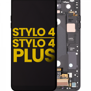 LCD Assembly With Frame For LG Stylo 4 / Stylo 4 Plus (Refurbished) (Aurora Black)