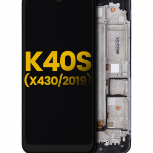 LCD Assembly With Frame For LG K40s (X430 / 2019) (Refurbished) (All Colors)