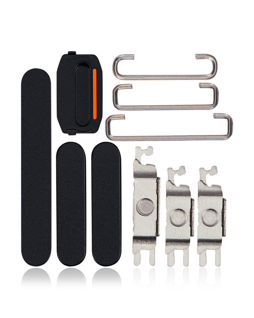 Hard Buttons (Power / Volume / Switch) For iPhone 15 / 15 Plus (Black)