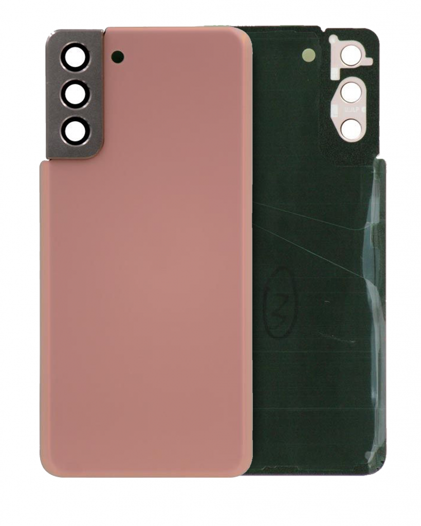 Back cover Glass With Adhesive For Samsung Galaxy S21 Plus 5G (Service Pack) (Phantom Gold)