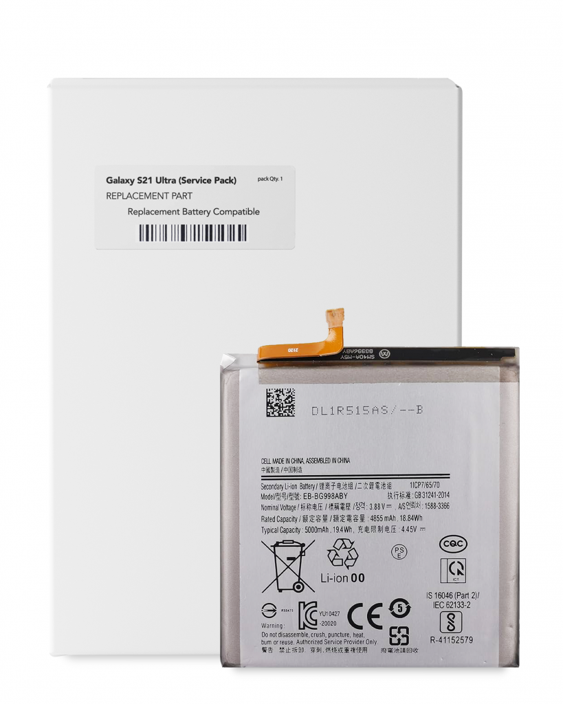 Replacement Battery For Samsung Galaxy S21 Ultra (Service Pack)