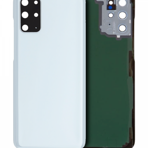 Back Cover Glass With Camera Lens For Samsung Galaxy S20 Plus (Service Pack) (Cloud White)