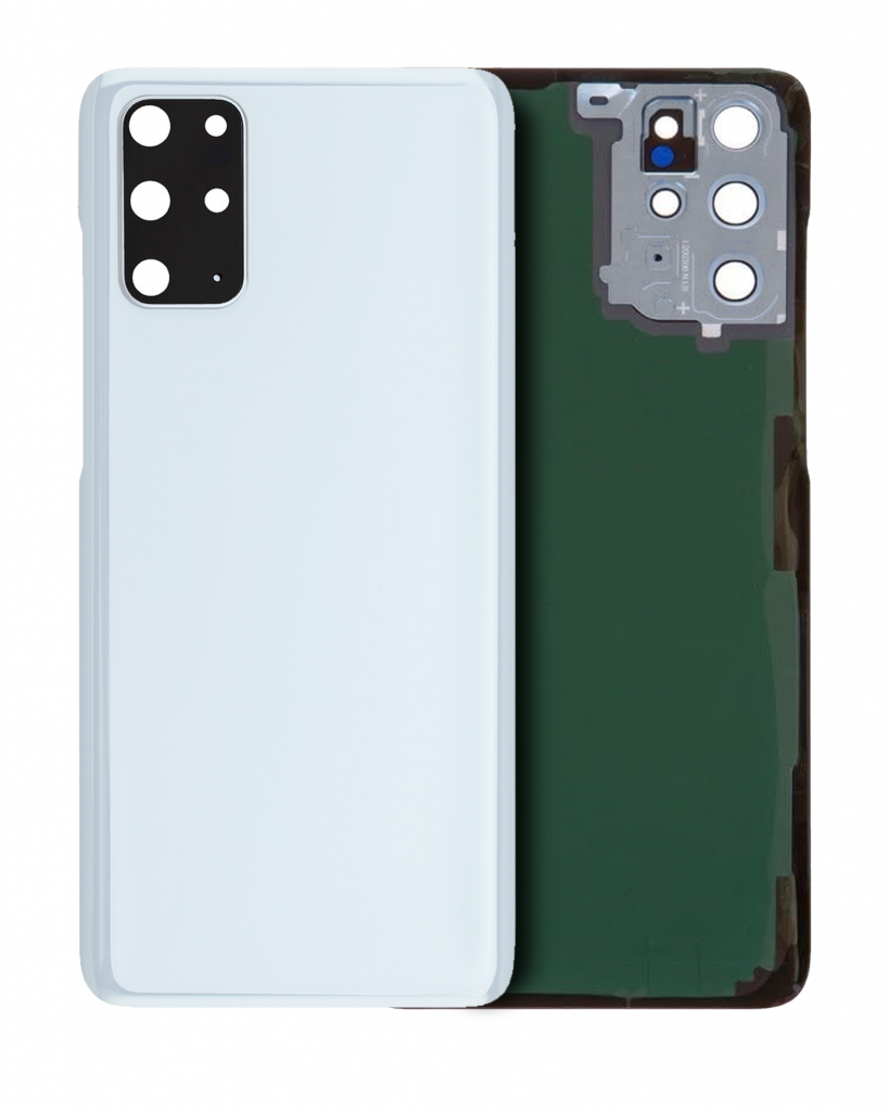 Back Cover Glass With Camera Lens For Samsung Galaxy S20 Plus (Service Pack) (Cloud White)