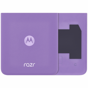 Bottom Back cover Glass For Motorola Razr / Razr 40 (XT2323 / 2023) (Genuine OEM) (Grape Compote)