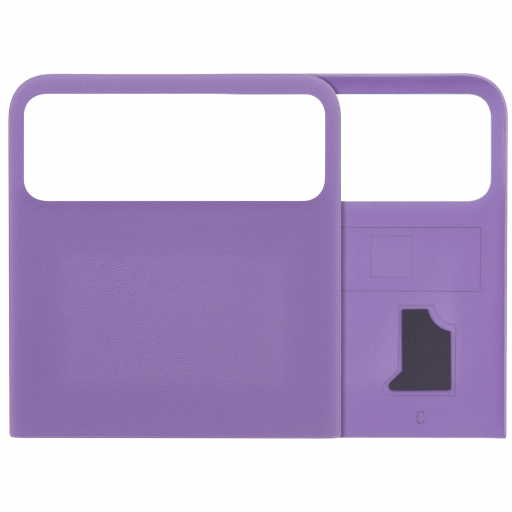 Top OLED Back cover Glass For Motorola Razr / Razr 40 (XT2323 / 2023) (Genuine OEM) (Grape Compote)