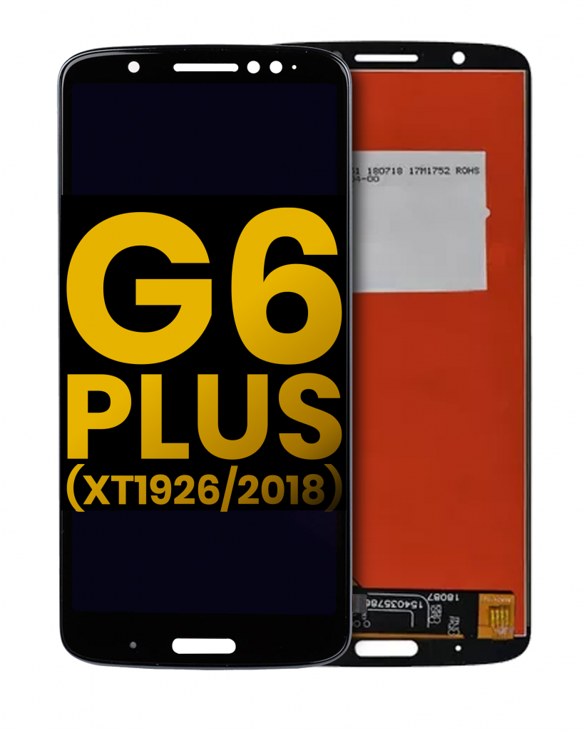 LCD Assembly Without Frame For Motorola Moto G6 Plus (XT1926 / 2018) (Refurbished) (Black)