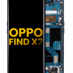 OLED Assembly With Frame For OPPO Find X2 (Refurbished) (Black)